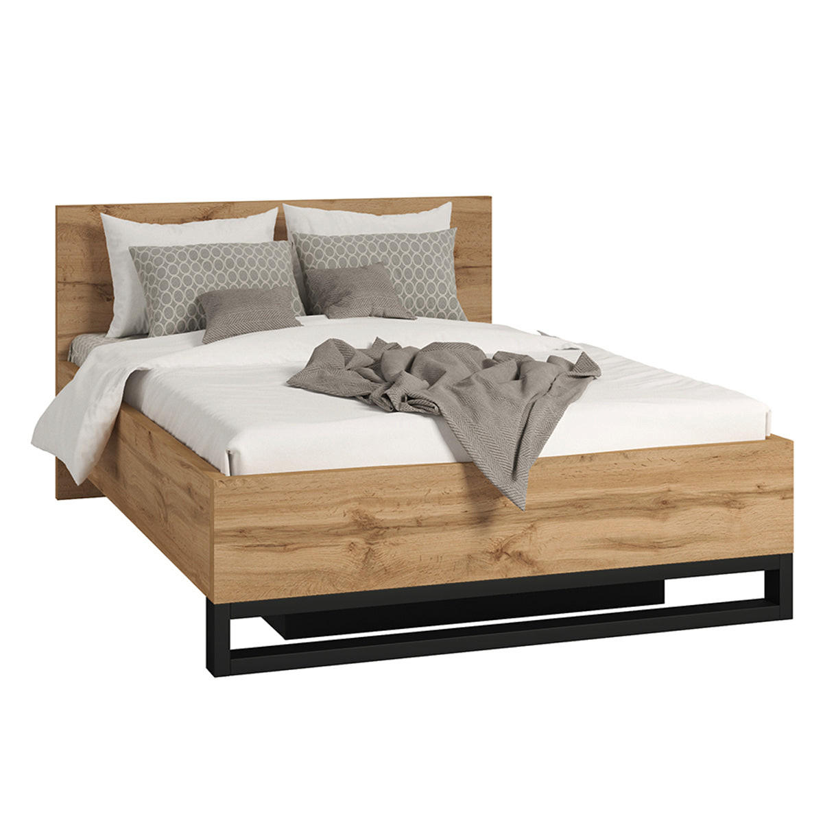 BOXBETT 140/200 Eden Holz - Braun, Holzwerkstoff (140/200cm) - Petits-meubles