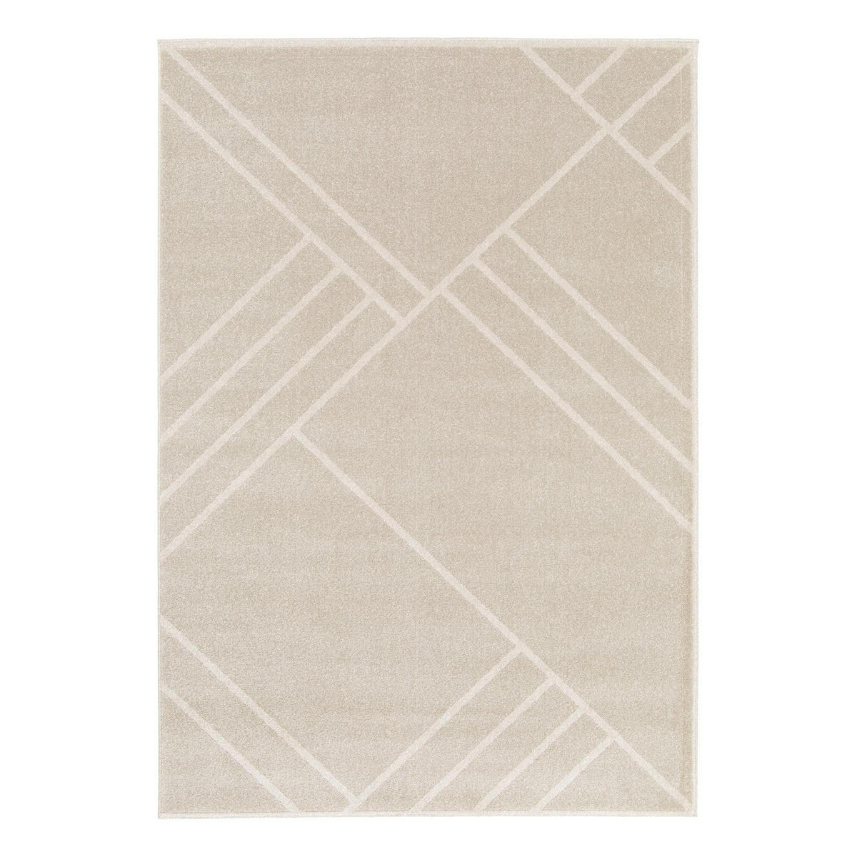 TEPPICH Designer sehr weich beige - Beige, Textil (120/170cm) - AFK Living