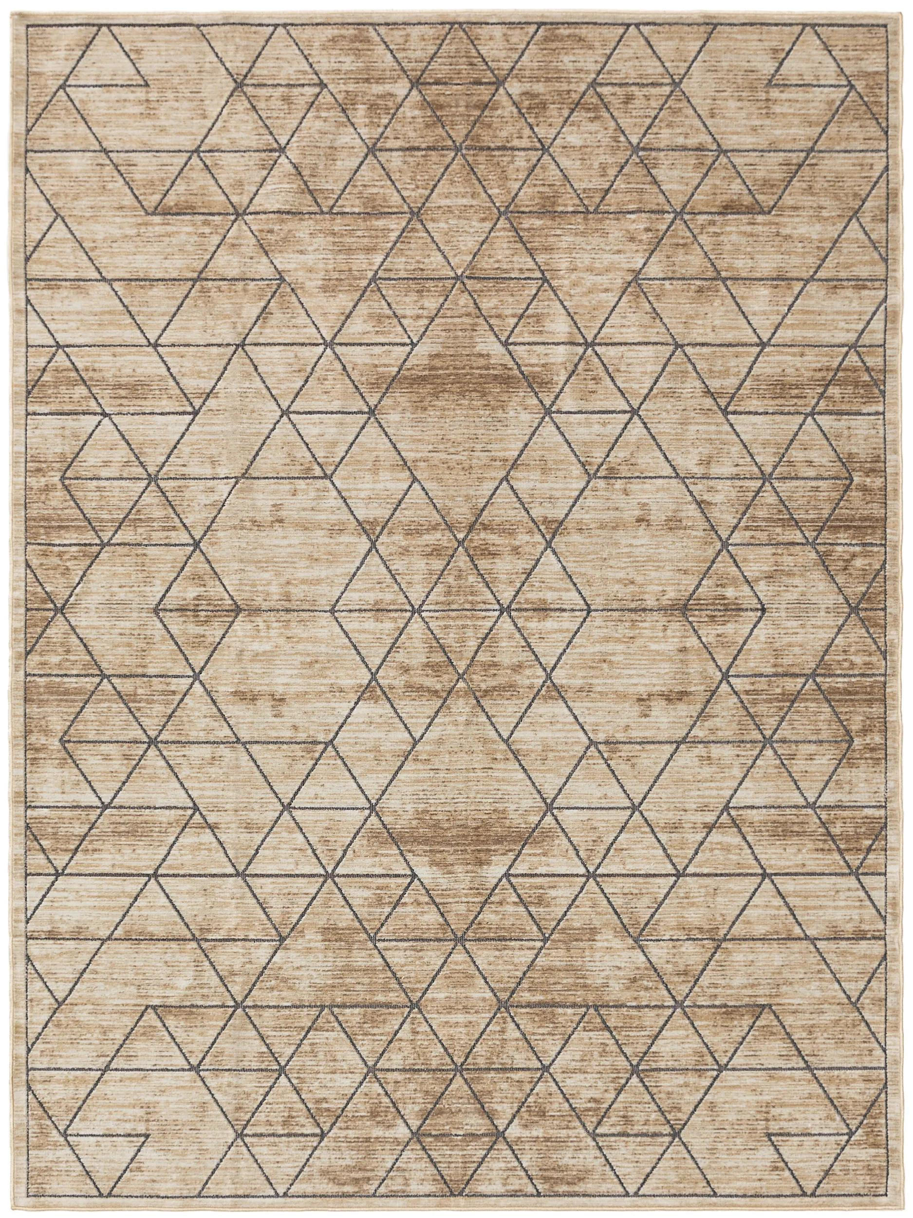 benuta Teppich Creme 66x110 cm
