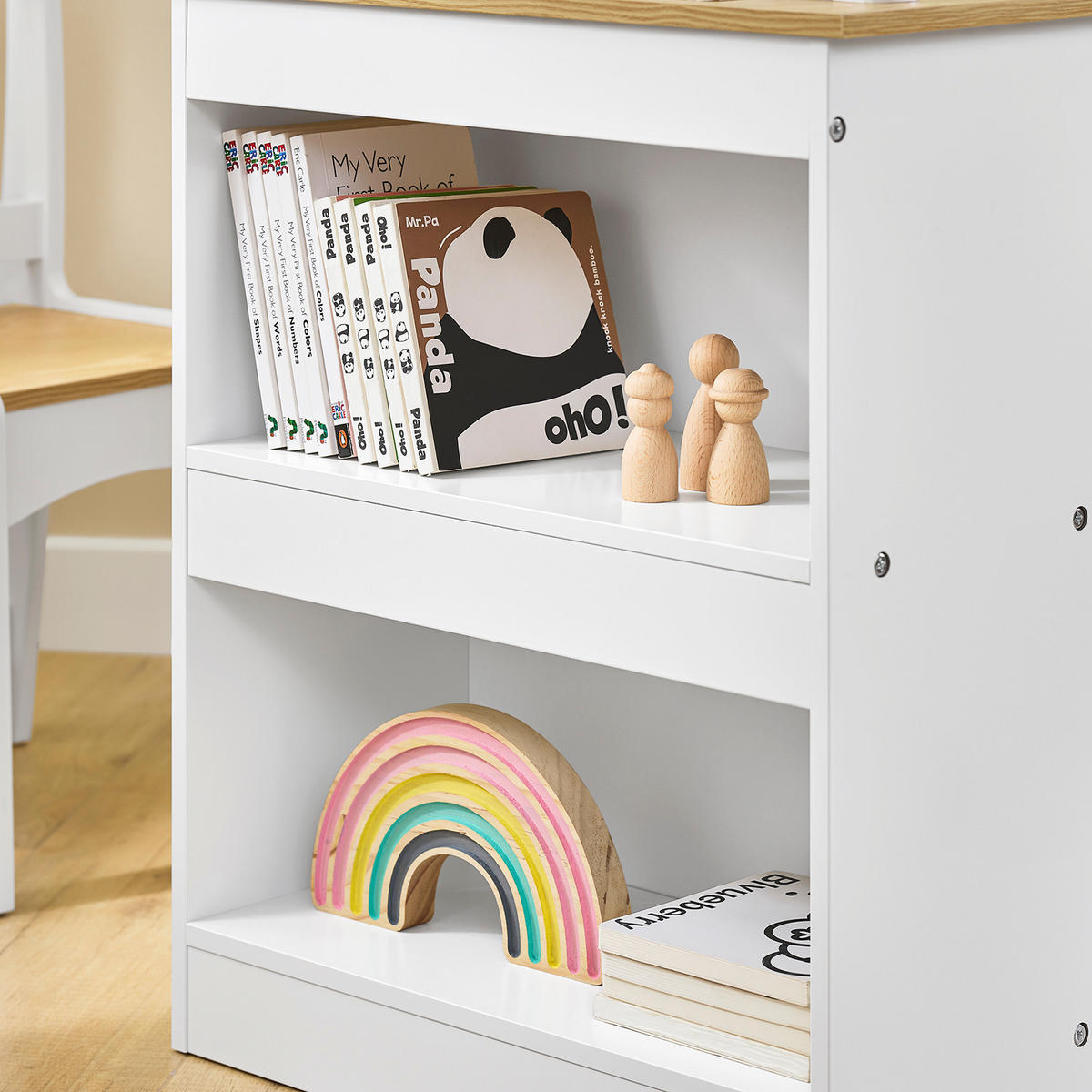 KINDERSITZGRUPPE Weiß - Weiß, Holzwerkstoff (80/66/50cm) - SoBuy