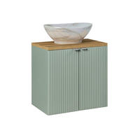 UMYVADLO 60cm Jade Zelená a dřevo - zelená barva, kompozitní dřevo (60/57/40cm) - Petits-meubles