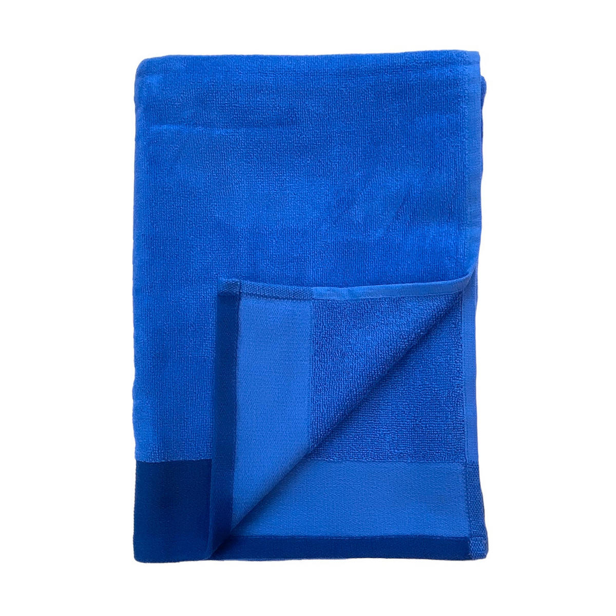 BADETUCH Velours uni Shady Royal 90x160 370g/m² - Blau, Textil (90/160cm) - LE COMPTOIR DE LA PLAGE