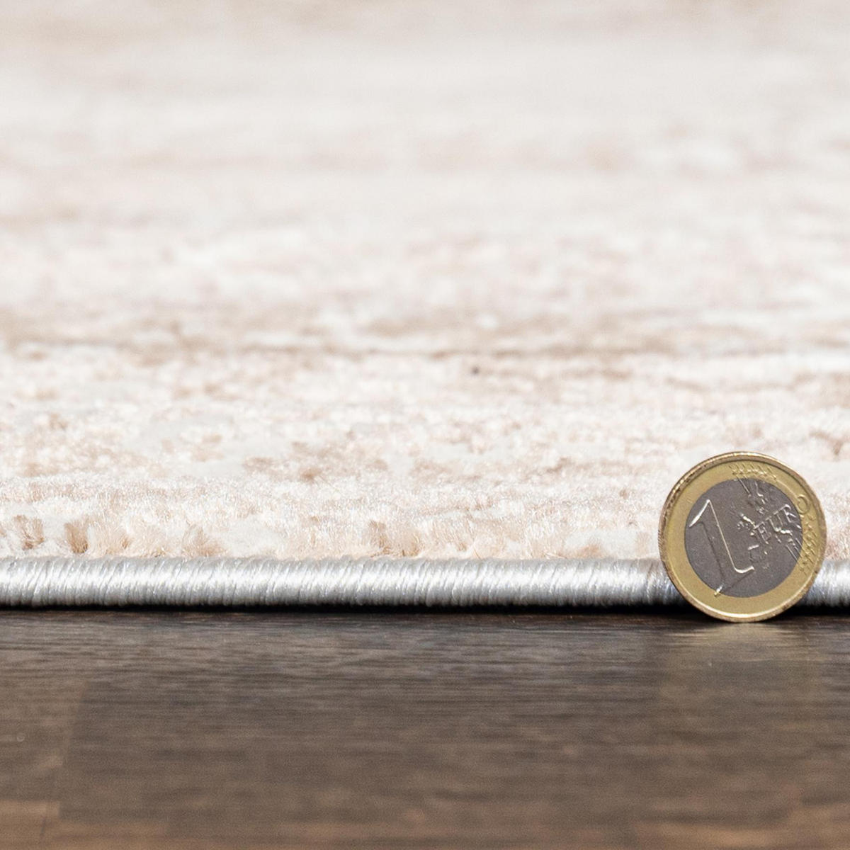 TEPPICH Beige Creme abstrakt - 240 x 330 cm - Blau/Beige, Textil (240/330cm) - Mazovia