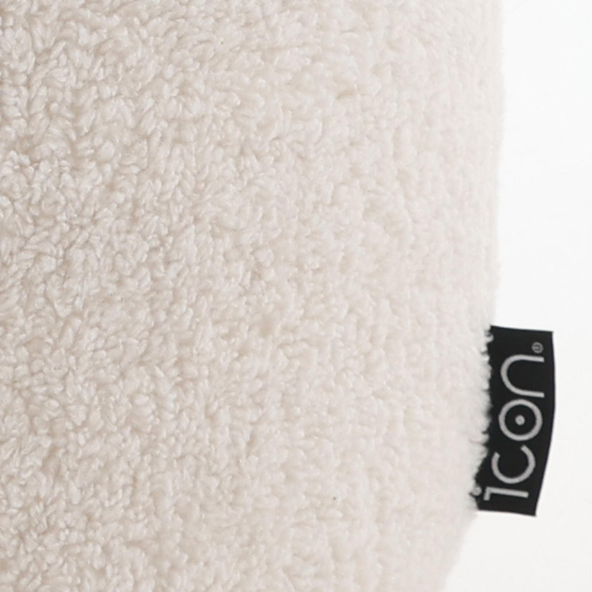 SITZPOUF Borg Natural - Beige, Textil (55/35/55cm)
