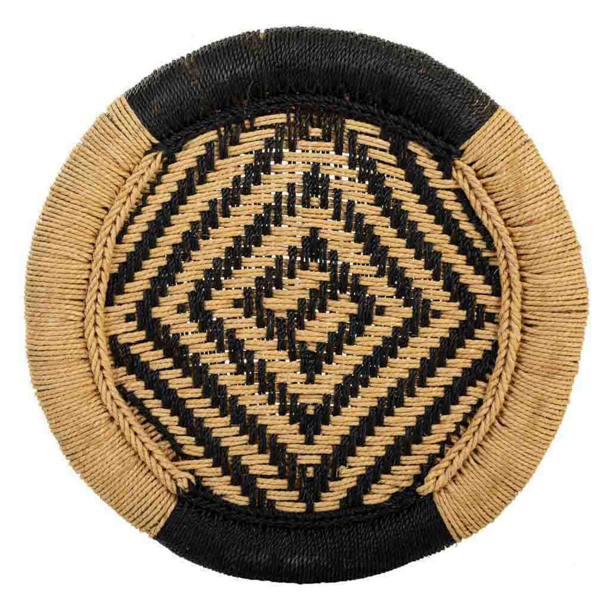 HOCKER aus Bambus und Seil, 2-tlg. - Multicolor, Naturmaterialien (38/38/38cm) - Wanderlust