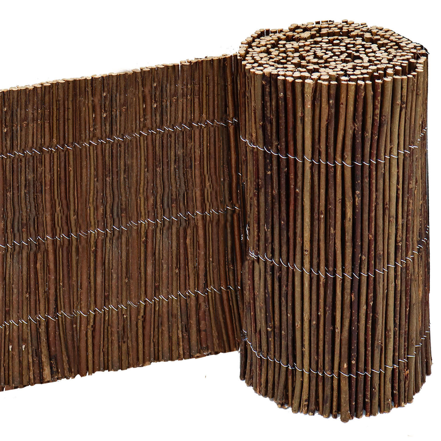 BEETEINFASSUNG Weide - 300x30 cm - Braun - Braun, Naturmaterialen (0.9/30/300cm) - urfence