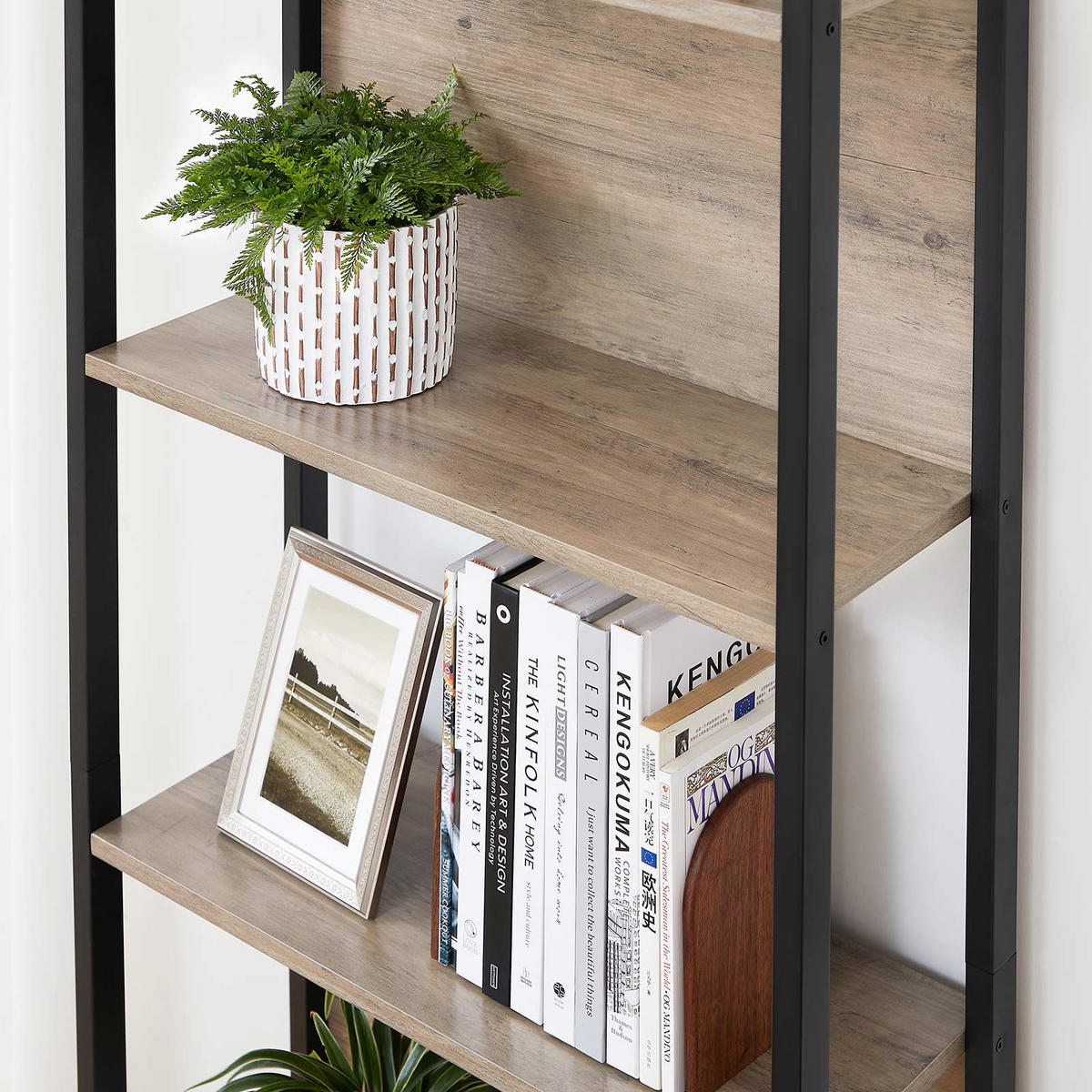 STANDREGAL BÜCHERREGAL - Schwarz, Holzwerkstoff (24/165/62cm) - Hansiro