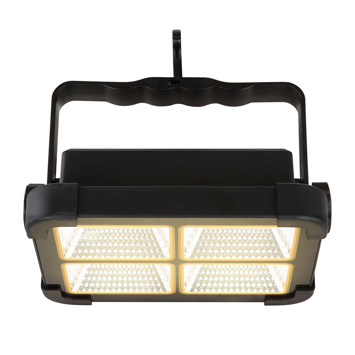 LED AUSSENLEUCHTE Solar Strahler Schwarz - Schwarz, Glas (18.5/5.5/14.5cm) - Globo Lighting