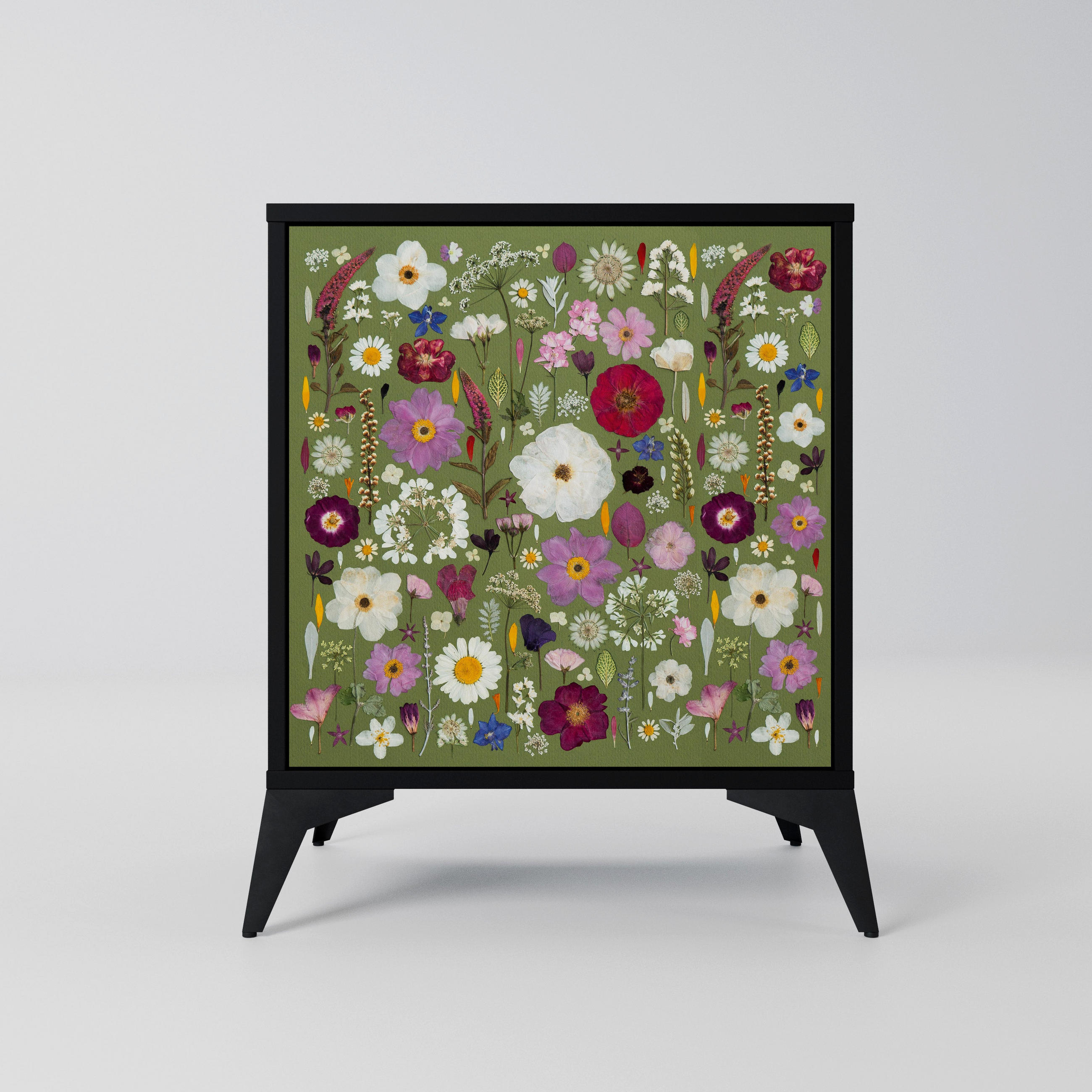 SpaceRebels Sideboard Schwarz 57.5x70.5x42 cm
