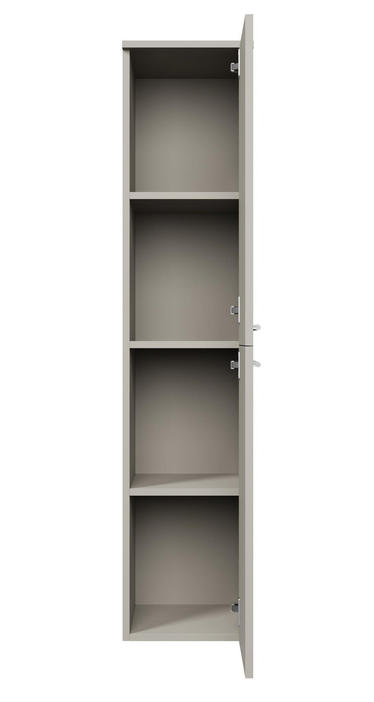 BADEZIMMERSCHRANK Saturnus mit 2 Türen Cashmere - 35 x 35 x 130 cm - Kaschmir, Holz (35/130/35cm) - Badplaats