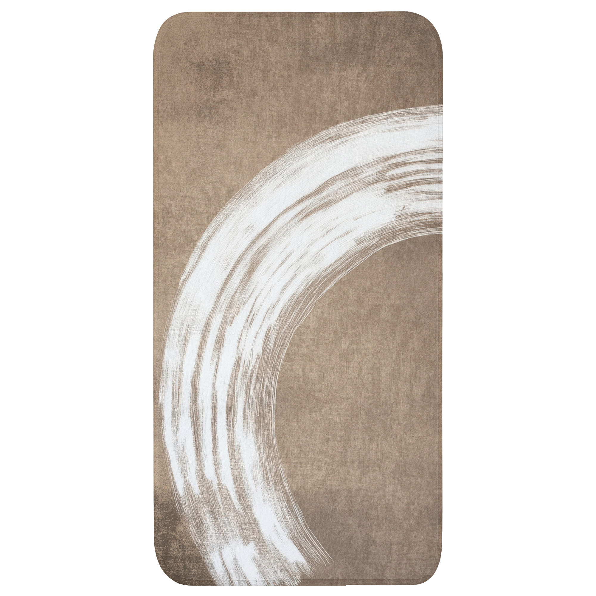 OnlyWow KOUPELNOVÁ PŘEDLOŽKA Barva - hnědá - Japandi 60x120 cm