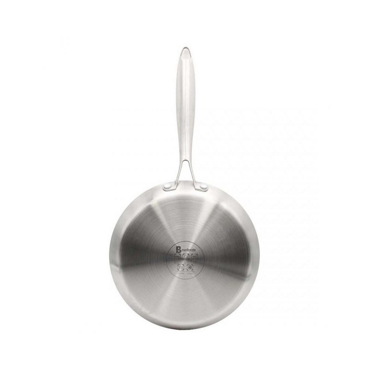 CRÊPEPFANNE Silber 48/28/2.2 cm 67596 - Silberfarben, Metall (28cm) - Brunbeste