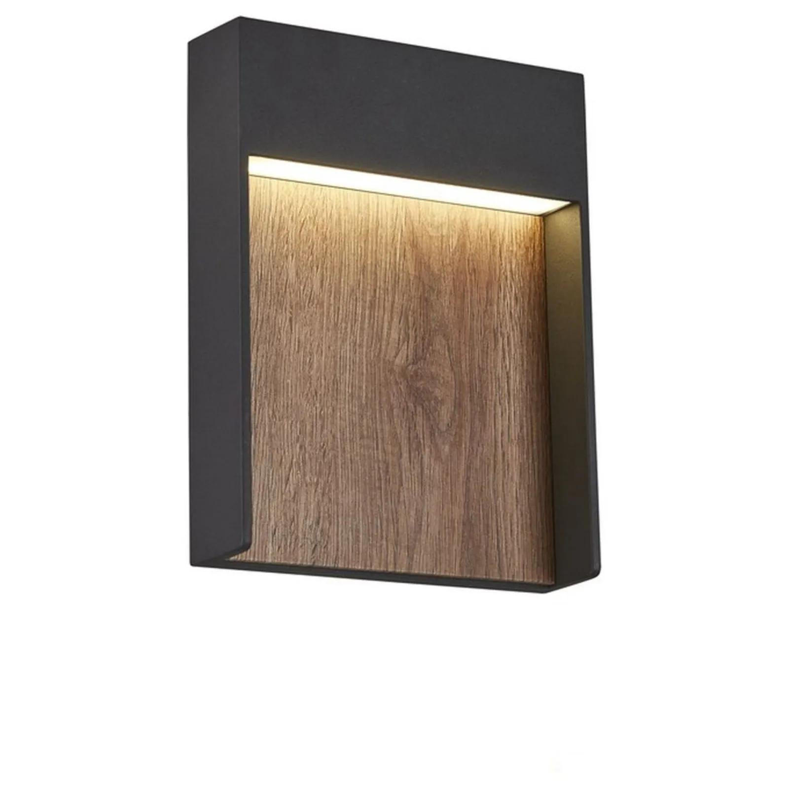 WANDLEUCHTE Flatt Anthrazit - Anthrazit, Metall (18/23/7cm) - SLV