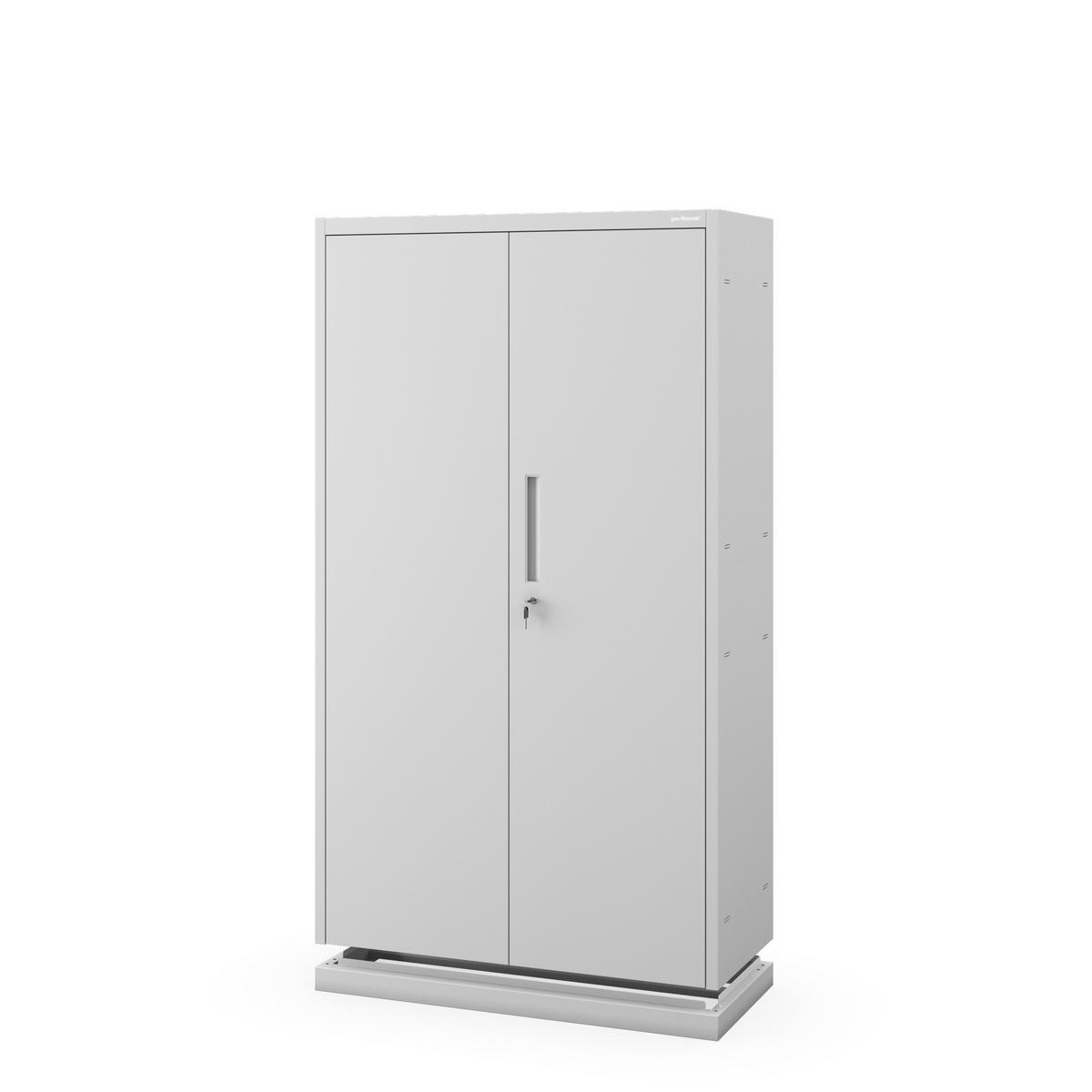 METALLSCHRANK Megan - Grau, Metall (90/160/40cm)