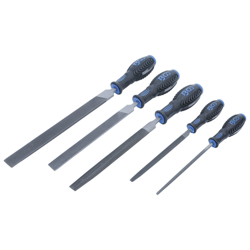 WERKSTATTFEILEN-SATZ 5-tlg. - Multicolor, Kunststoff (130/18/18cm) - BGS technic