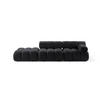 SOFA modular rechts Bellis aus Boucle graphit 4 Sitzplätze - Graphitfarben, Textil (282/70/94cm) - Micadoni