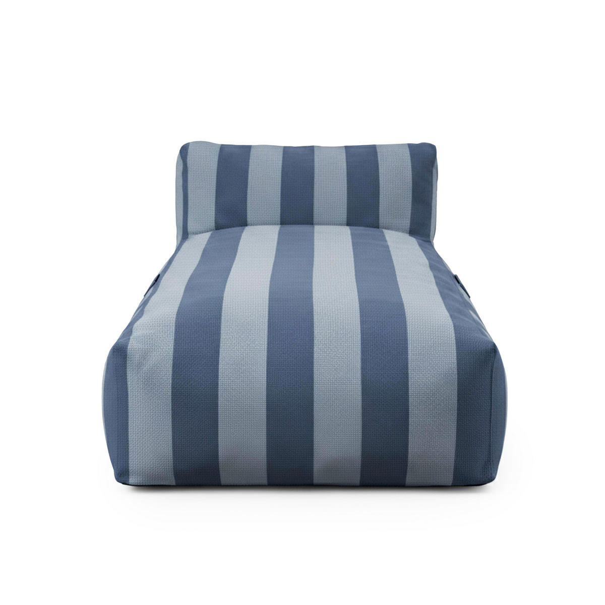 CHAISELONGUE, Pazifikblau - Blau, Textil - Oviala