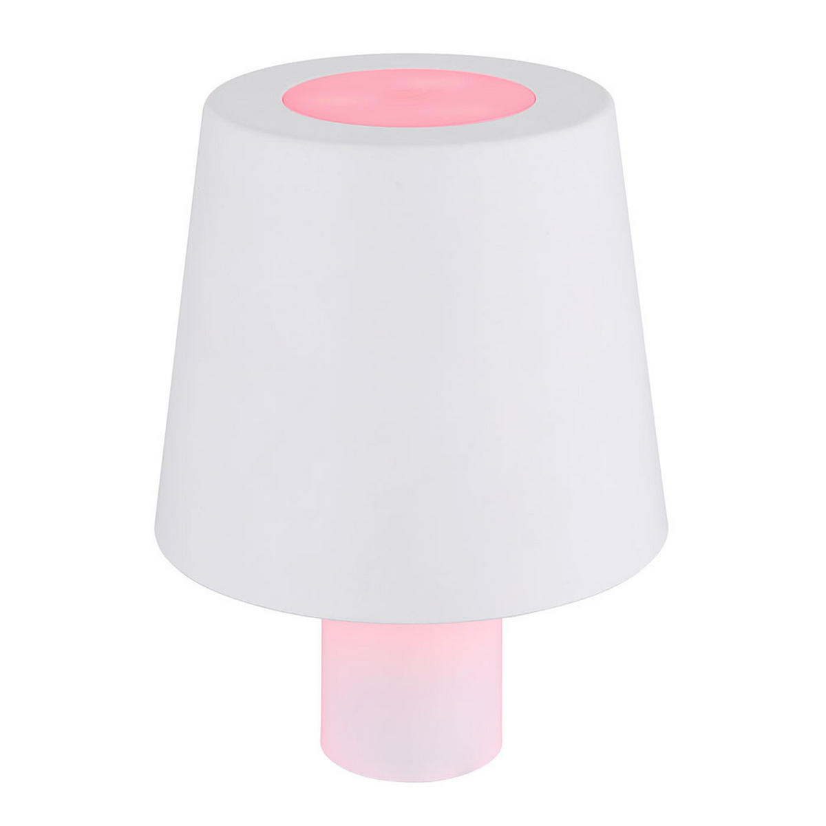 LED TISCHLEUCHTE Yara Weiß - Weiß, Kunststoff (10.5/10.5/14cm) - Globo Lighting