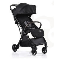 BUGGY easy Fold schwarz Alu Sonnendach verstellbar, faltbar, Korb - Schwarz, Metall (89/43/103cm) - Cangaroo