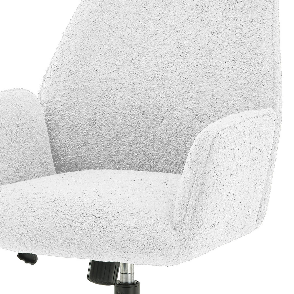 BÜROSTUHL - Weiß, Kunststoff/Textil (59/88/65cm) - home24