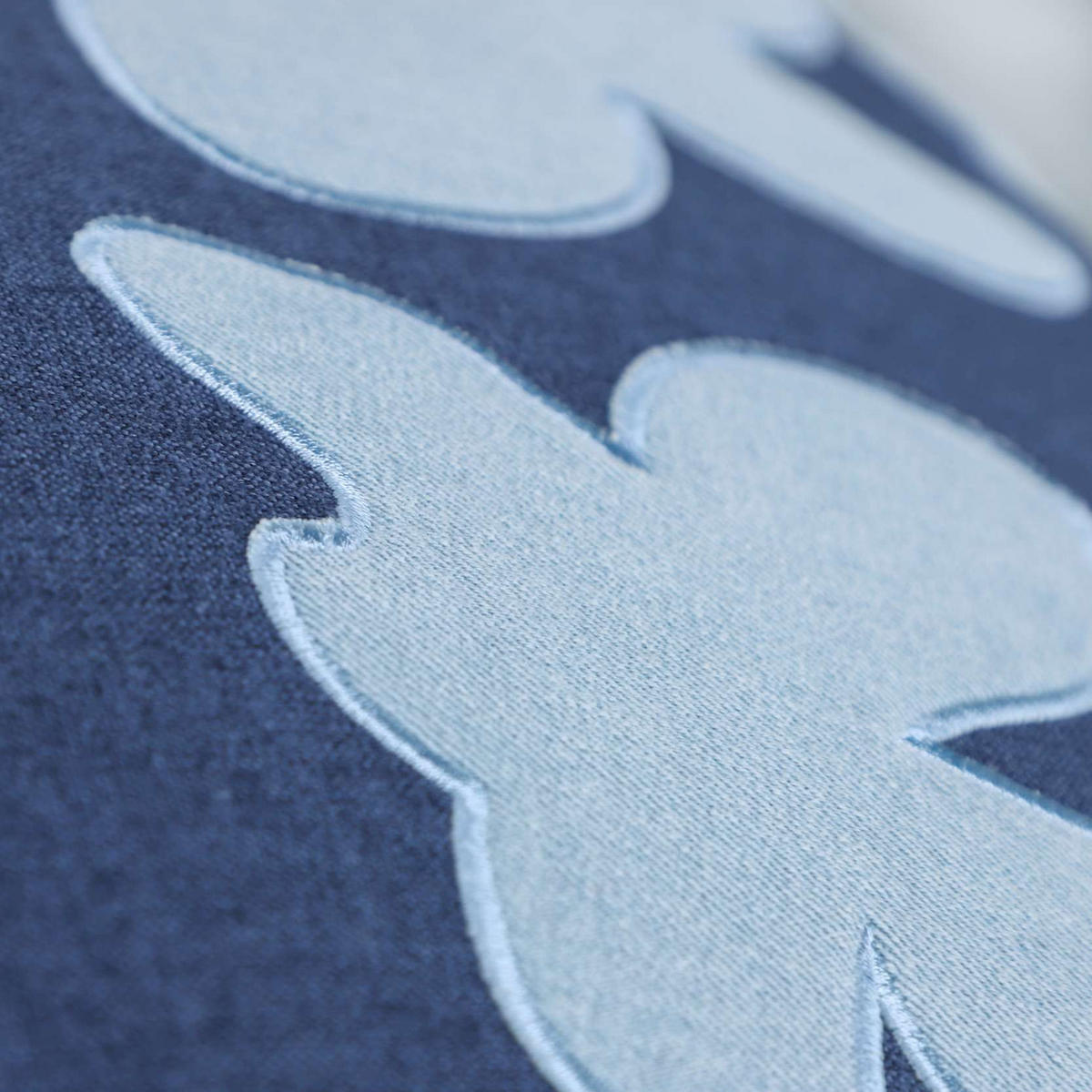 KISSENHÜLLE ALISA - Blau, Textil (45/45cm) - Esprit