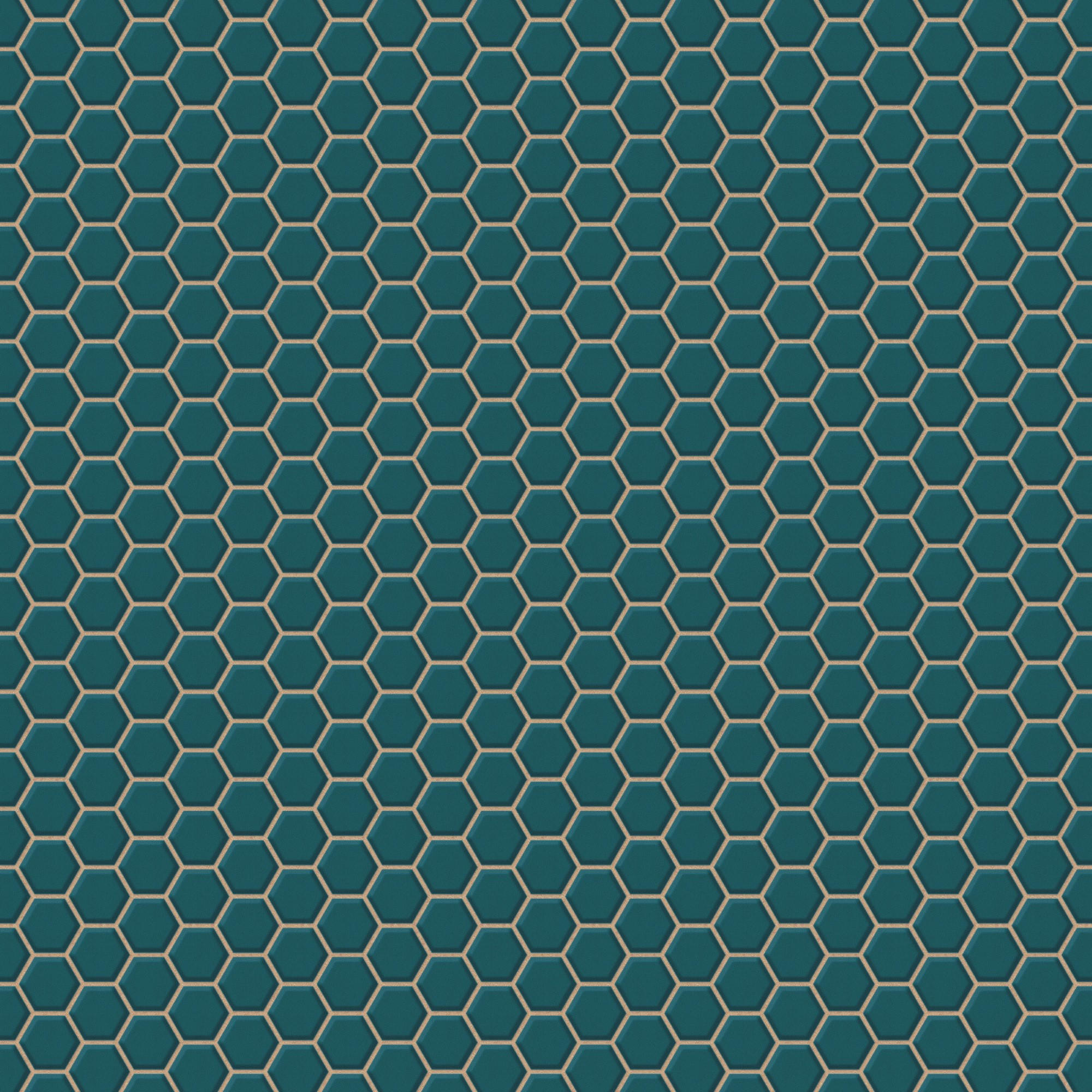 VLIESTAPETE Hexagon Chic 1000x52cm - Grün, Papier/Kunststoff (52/1000cm) - Superfresco Easy