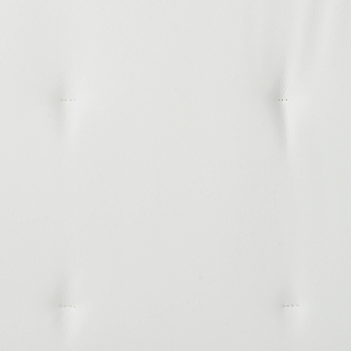 ESSZIMMERSTUHL 2er-Set Kunstleder Weiß Rovard - Weiß, Textil/Metall (42/101/52cm) - Beliani