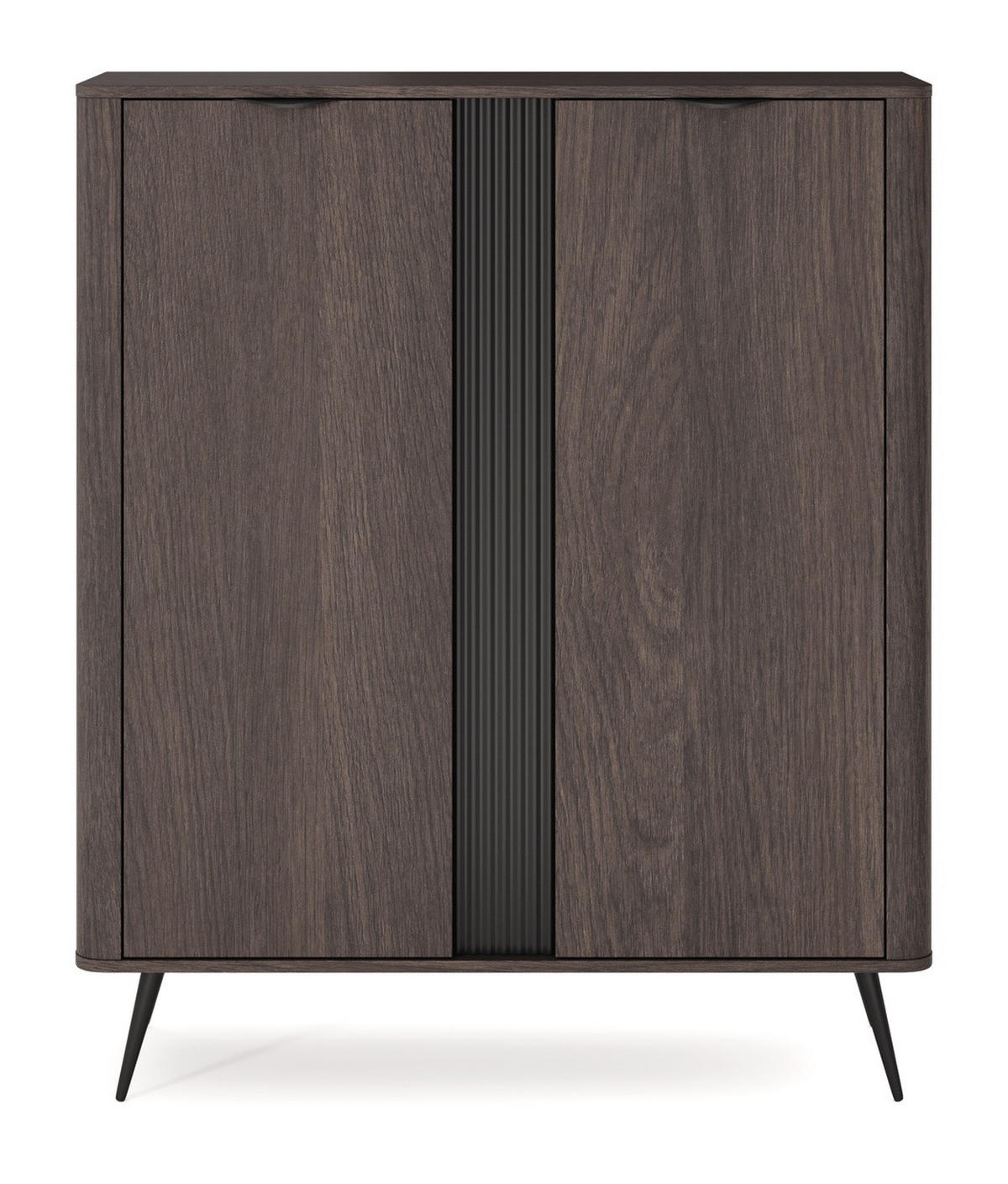 KOMMODE Braun 113 cm Estera mit 2 Türen, Eiche Dunin - Eichefarben, Holz (113/134/38cm) - Emporius