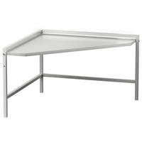 KÜCHENREGAL Ecke 2-stufig Metall Weiß 72/72/46 cm - Weiß, Metall (72/46/72cm) - DanDiBo