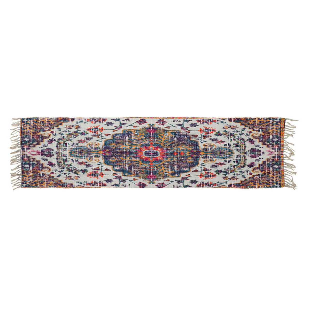 TEPPICH Baumwolle Bunt Chenille (60 x 240 x 1 cm) - Multicolor, Naturmaterialien (60/240cm) - DKD Home Decor