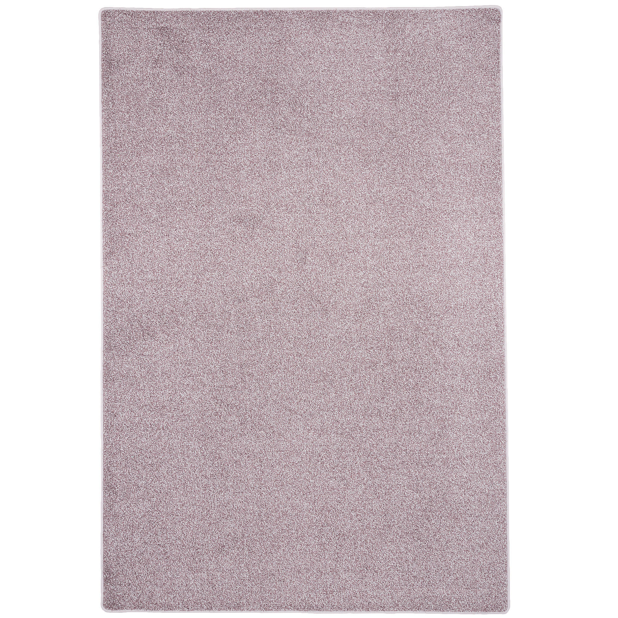 HOCHFLOR VELOURS TEPPICH LUNA MIX - Altrosa, Textil (100/100cm) - Snapstyle