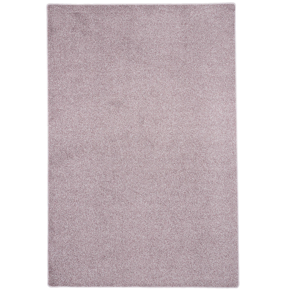 HOCHFLOR VELOURS TEPPICH LUNA MIX - Altrosa, Textil (100/100cm) - Snapstyle