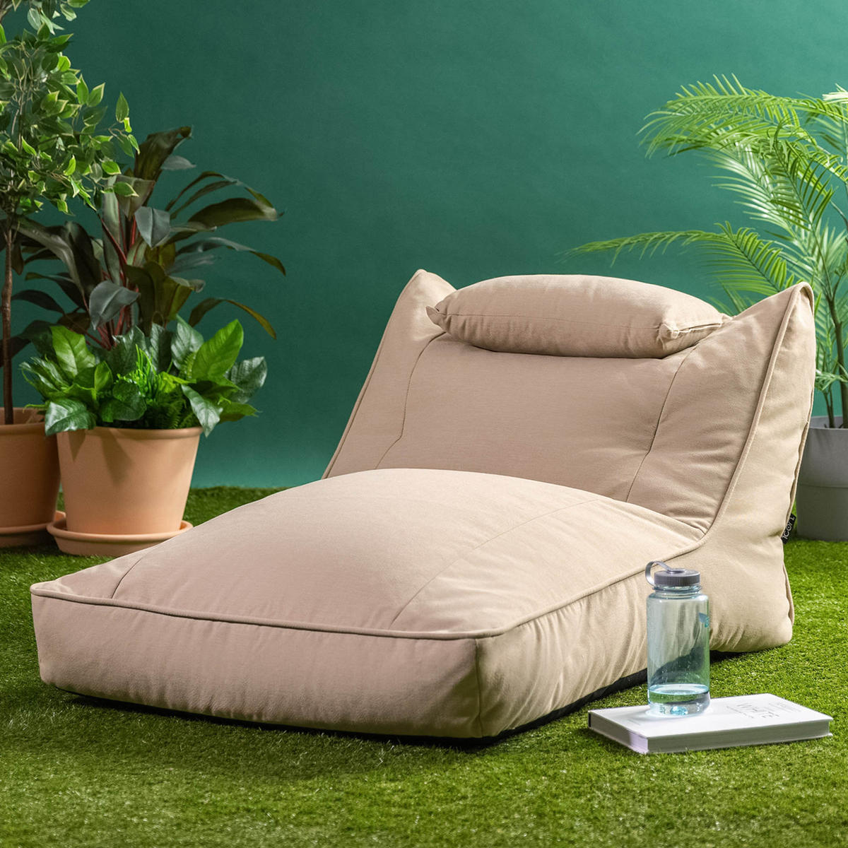SITZSACK Outdoor Nova - Beige, Textil (84/68/108cm) - icon