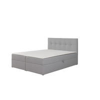 BOXBETT Toronto 180x200 Bonell-Matratze H3 und Topper - Silberfarben/Grau, Holz/Holzwerkstoff (180/200cm) - Ravio