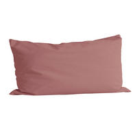 KISSENBEZUG Basic 100% Baumwolle rosenquarz 80/40 cm - Altrosa, Textil (40/80cm) - beties Heimtextil