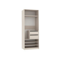 GARDEROBENSCHRANK OFFEN TRES 14C CASHMERE 80/206/51 cm - Kaschmir, Holzwerkstoff (80/206/51cm) - Marmex Möbel