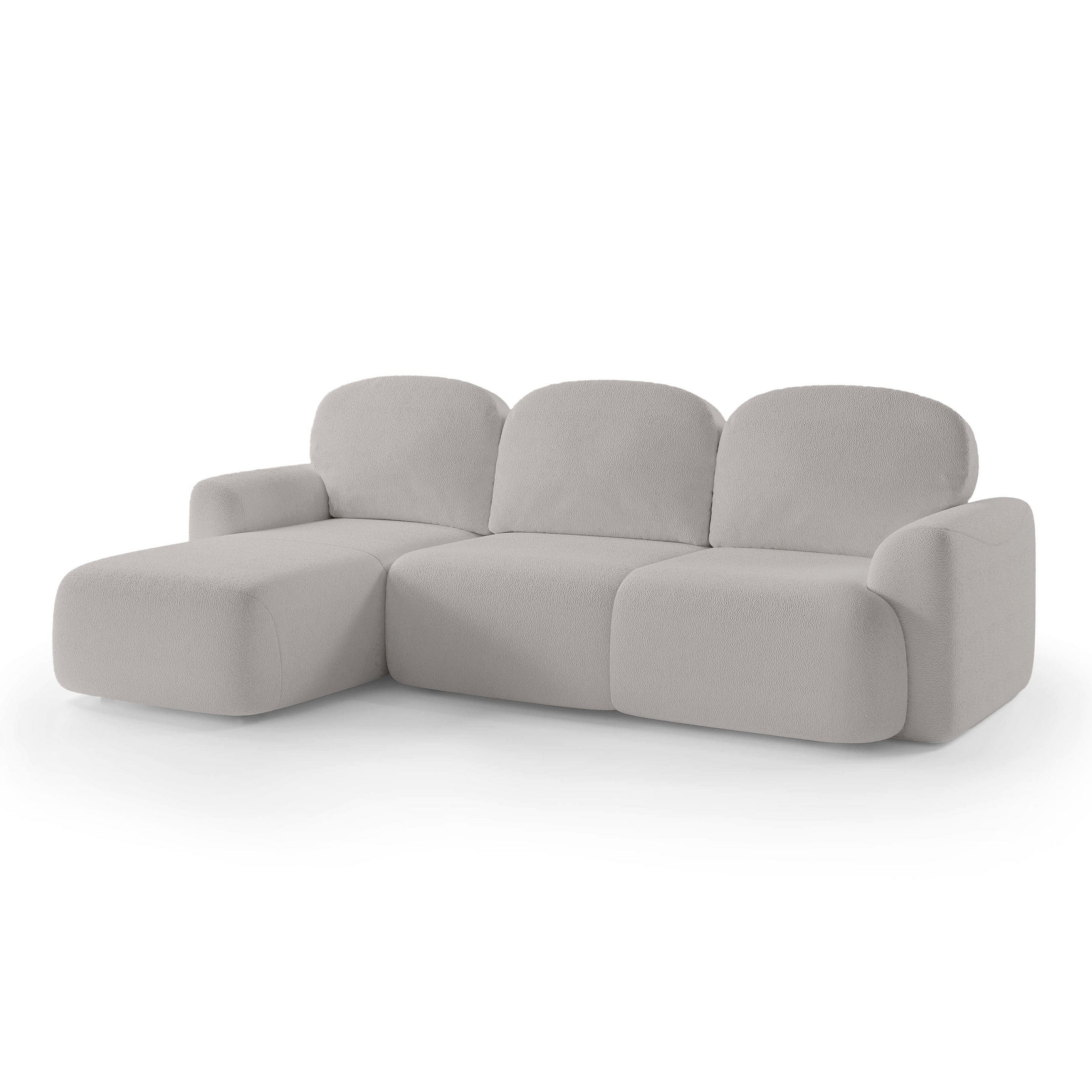 ECKSOFA Bulu Multicolor - Multicolor, Textil (260/95/163cm) - Pillovely