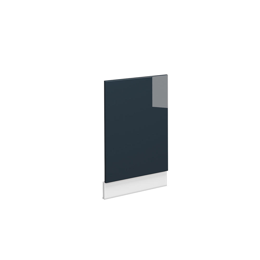 FRONTPANEL Fame-Line Mörkblå högblank 45 cm utan bänkskiva Mörkblå, Vit 67.4/45/1.6 cm