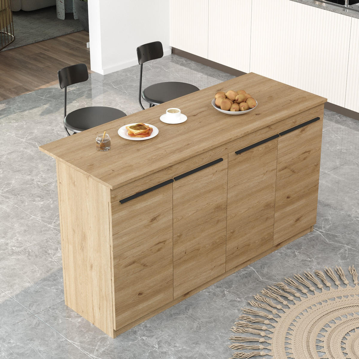 ESSTISCH lark Braun - Braun, Holz (160/60/90cm) - Habitat Garten