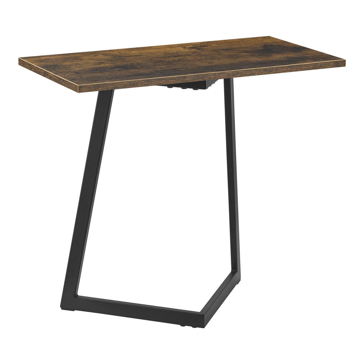 BEISTELLTISCH Kalundborg - Dunkelbraun, Metall (30/60/55cm) - [en.casa]