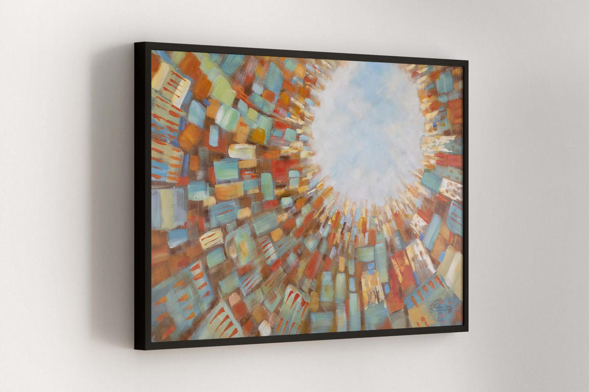 ÖLGEMÄLDE 120/80 cm - Braun, Holz/Textil (2/80cm) - KUNSTLOFT