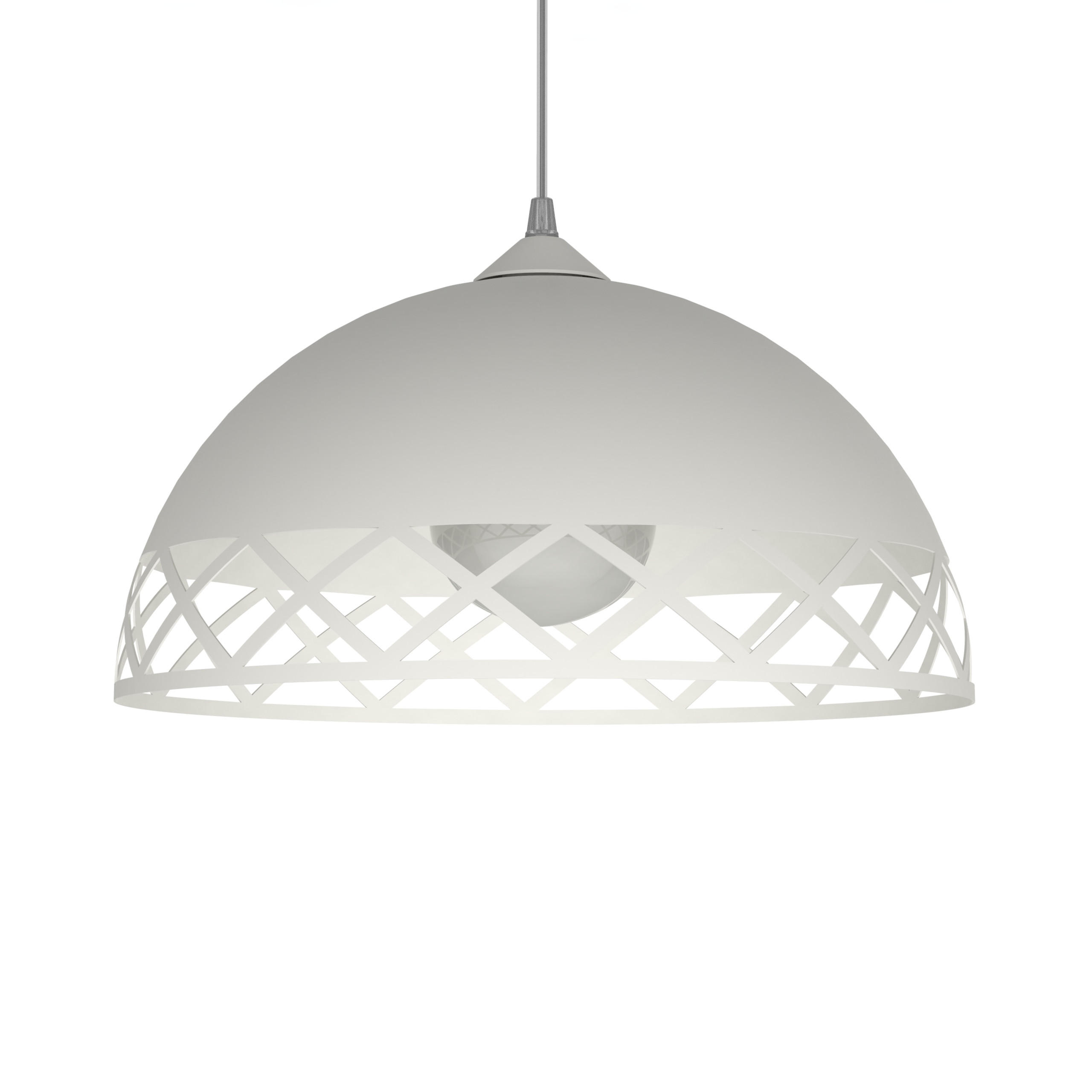 HÄNGELEUCHTE - Weiß, Metall (40/40/20cm) - Lumicom
