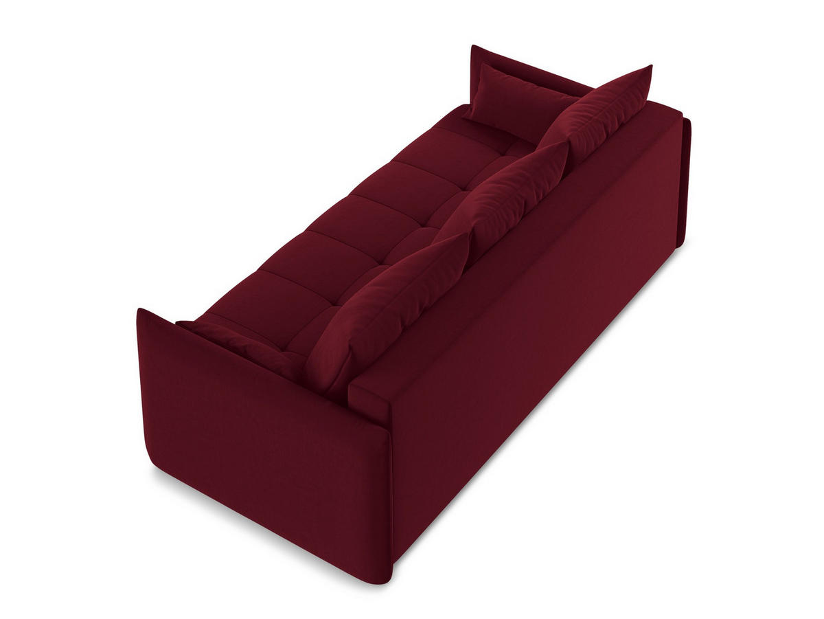 POUF Strukturstoff Grau - Hellgrau/Schwarz, Holzwerkstoff/Kunststoff (75/37/75cm) - Makamii