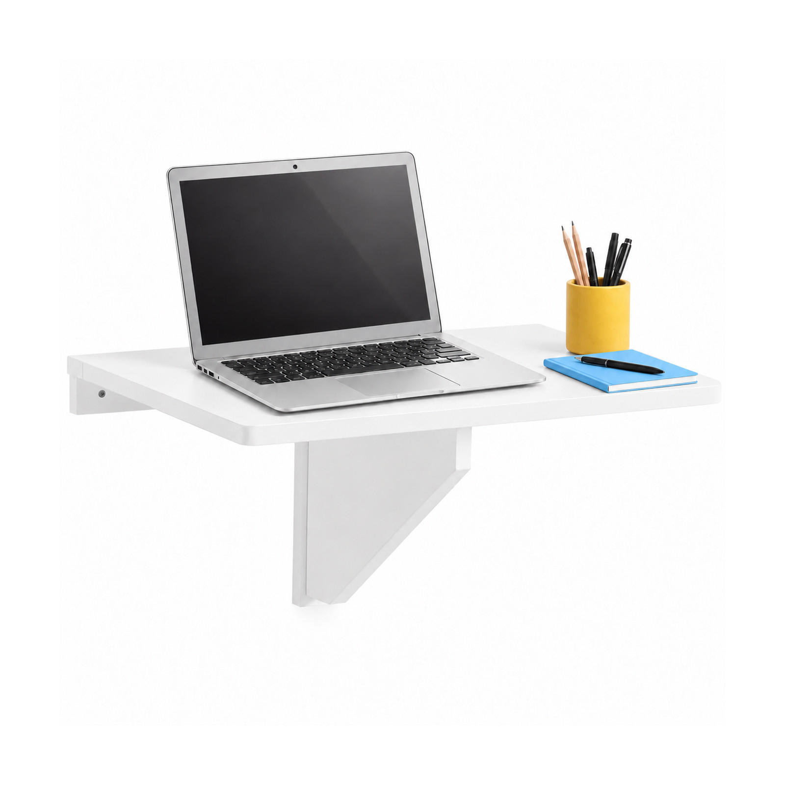SKLOPIVI stol Bijela 60x40x26cm - bijela, drvni materijal (60/6/40cm) - SoBuy