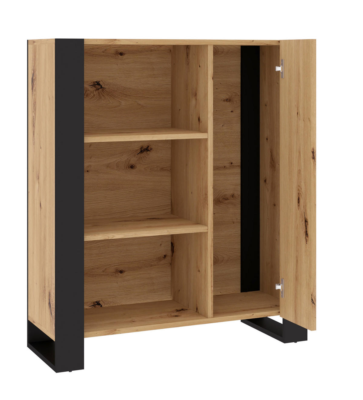 REGAL Artisann 90/110/45 - Eiche Artisan, Holzwerkstoff (90/110/45cm) - RAUMHIRSCH FURNITURE