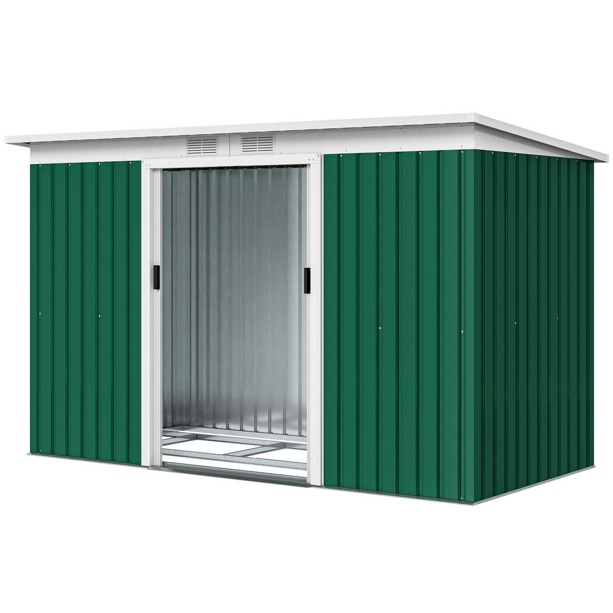 GARTENHAUS Grun 1 Stück - Grün, Kunststoff/Metall (130/172/280cm) - GiPP
