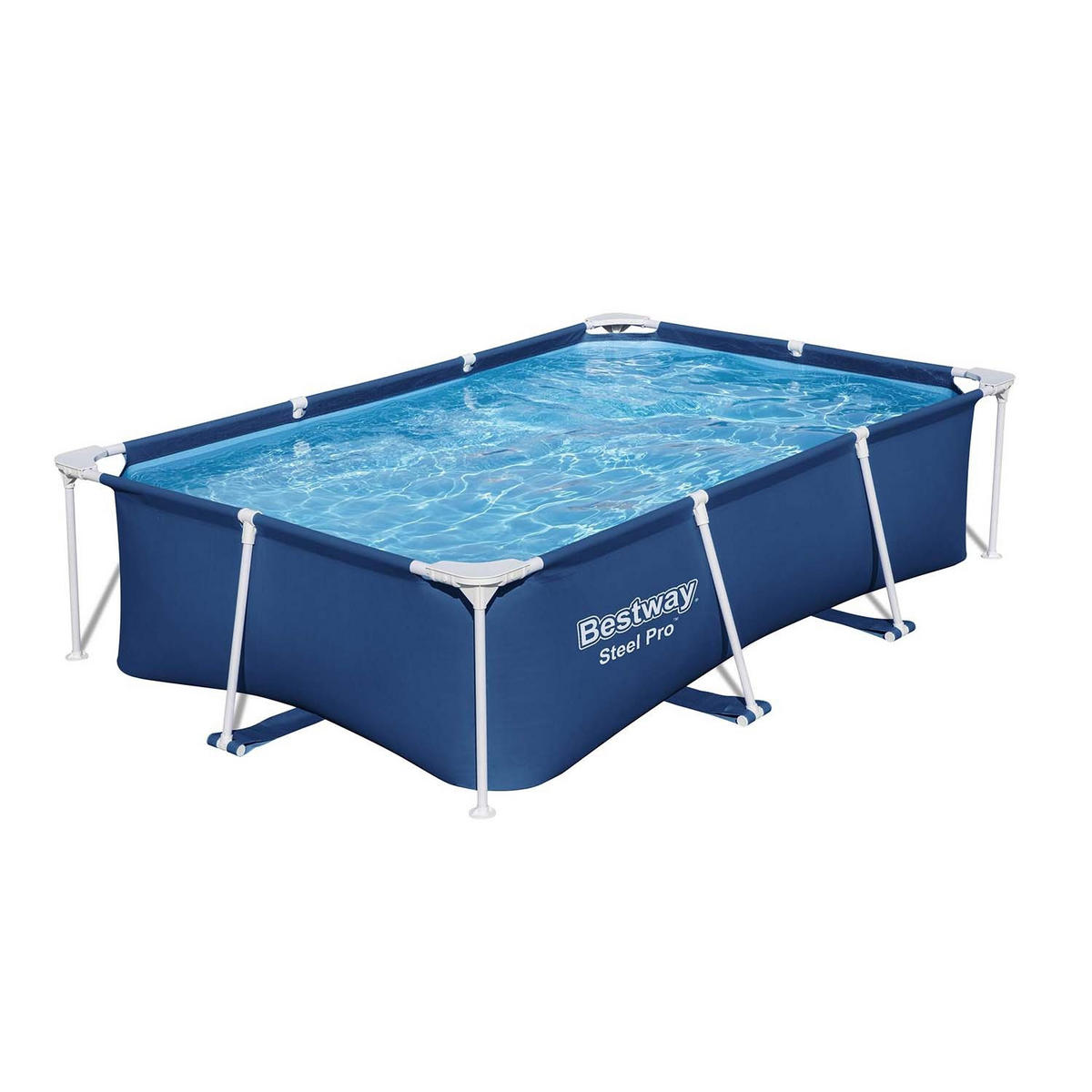 POOL 259 x 170 x 61 cm - 56403N - Blau, Textil (259/61/170cm)