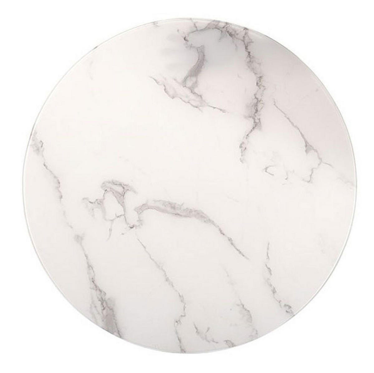 COUCHTISCH 2ER SET weiß / schwarz 80 / 80 /45cm - Schwarz/Weiß, Glas/Holz (80/80/45cm) - Feldmann-Wohnen