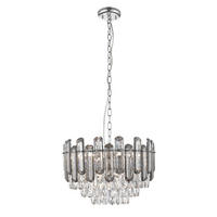 HÄNGELEUCHTE Tarragona, Transparent und rauchgrau, 40cm - Transparent, Glas (40/40/28cm) - KOSILUM