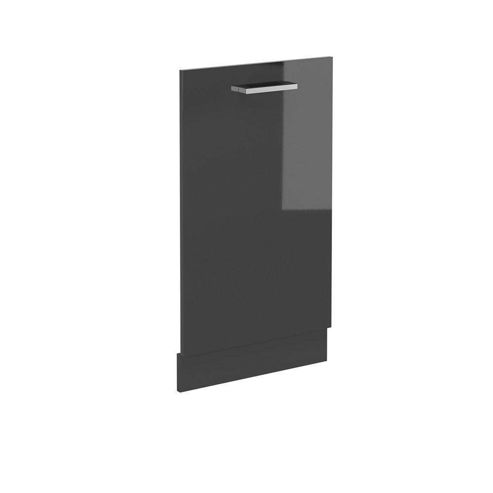 DISKMASKINENS FRONTPANEL R-Line Antracit högblank 45 cm utan bänkskiva Antracit, Antracit 81.8/45/1.6 cm